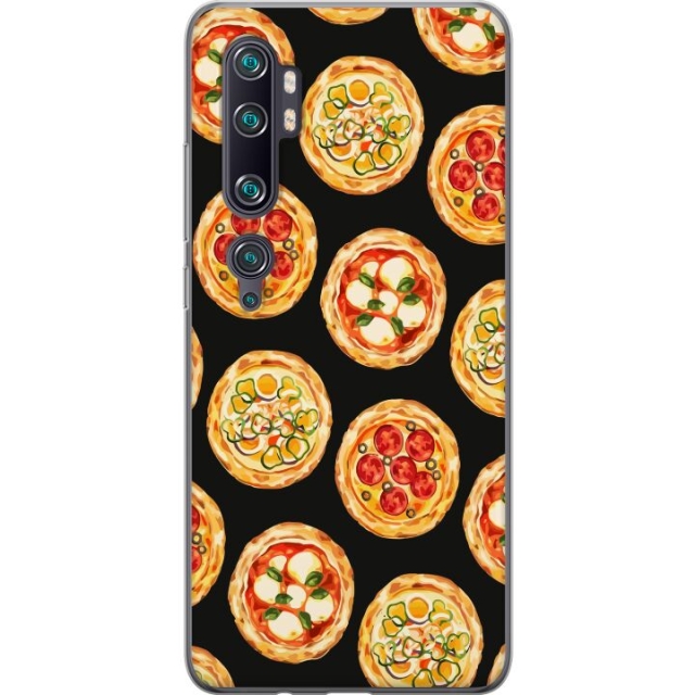 Mobildeksel til Xiaomi Mi Note 10 Pro med Pizza motiv