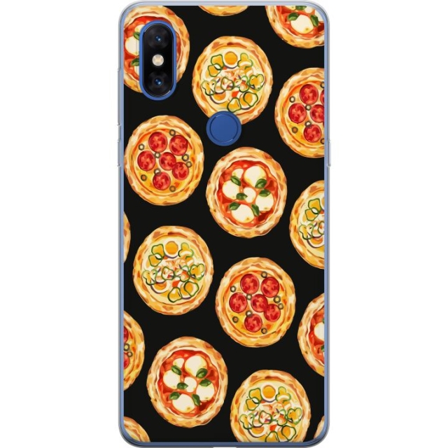 Mobildeksel til Xiaomi Mi Mix 3 med Pizza motiv