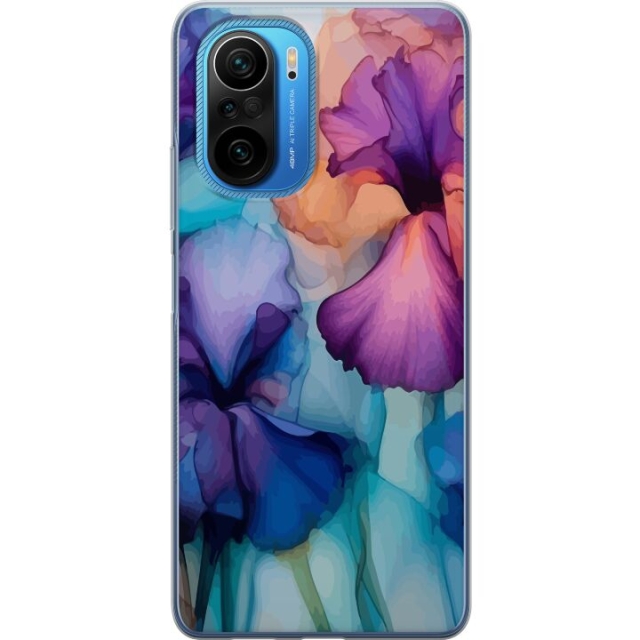 Mobildeksel til Xiaomi Poco F3 med Magiske blomster motiv