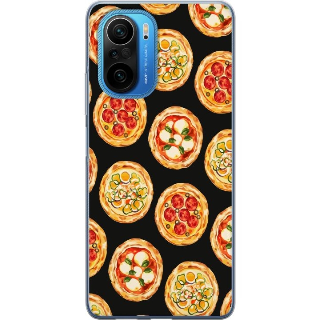 Mobildeksel til Xiaomi Poco F3 med Pizza motiv