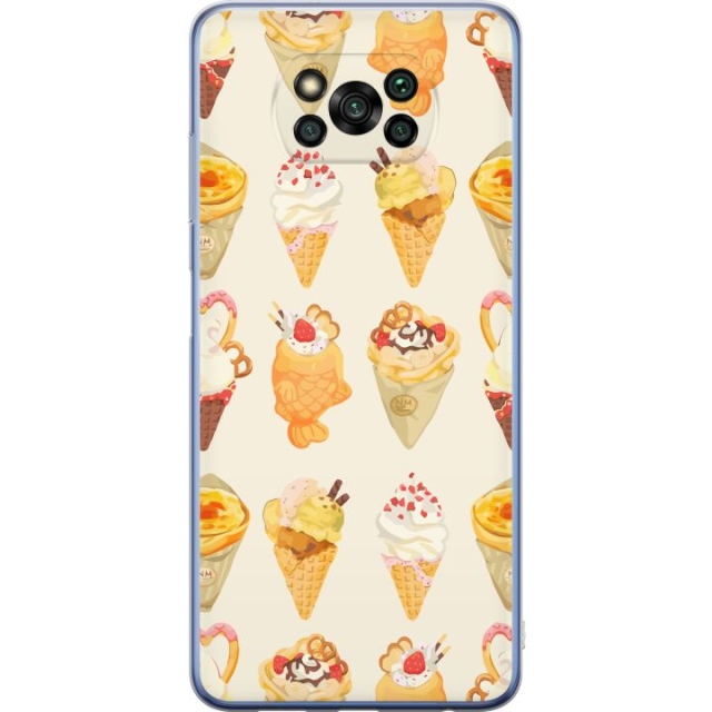 Mobildeksel til Xiaomi Poco X3 Pro med Glassig motiv