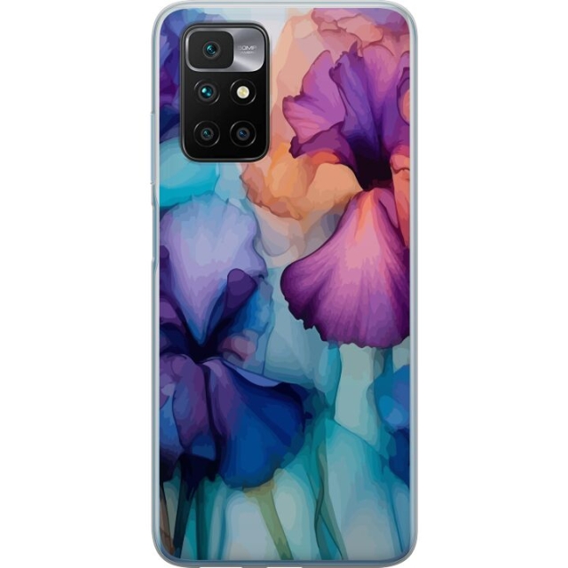 Mobildeksel til Xiaomi Redmi 10 med Magiske blomster motiv