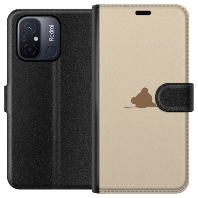 Lommeboketui til Xiaomi Redmi 12C med Nalle motiv