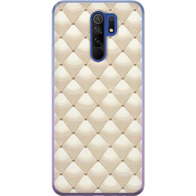 Mobildeksel til Xiaomi Redmi 9 med Gullglans motiv