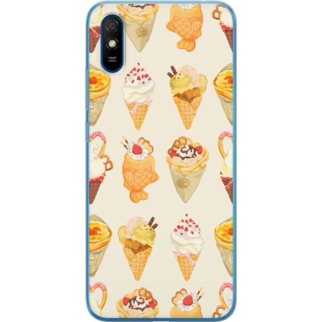 Mobildeksel til Xiaomi Redmi 9A med Glassig motiv