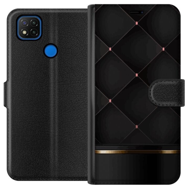 Lommeboketui til Xiaomi Redmi 9C med Luksuslinje motiv