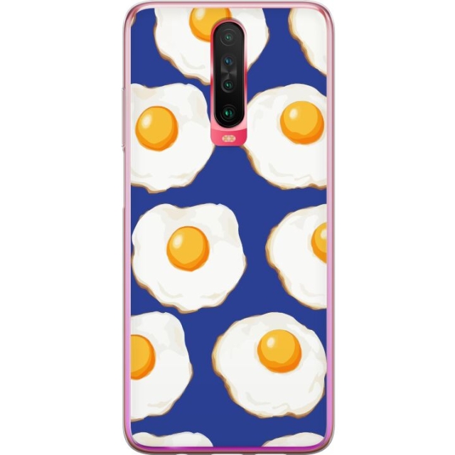 Mobildeksel til Xiaomi Redmi K30 med Stekte egg motiv