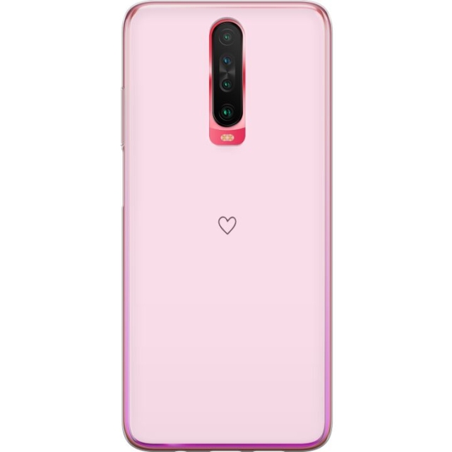 Mobildeksel til Xiaomi Redmi K30 med Hjerte motiv