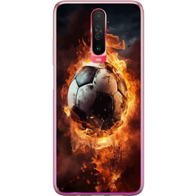 Mobildeksel til Xiaomi Redmi K30 med Fotball motiv