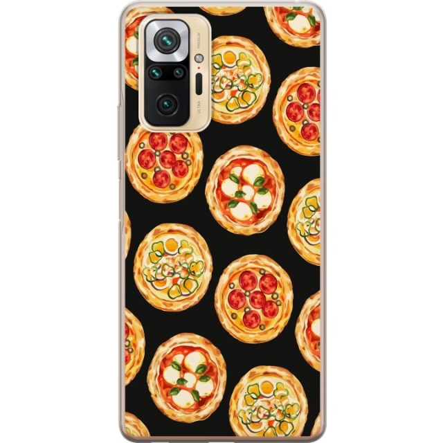 Mobildeksel til Xiaomi Redmi Note 10 Pro med Pizza motiv