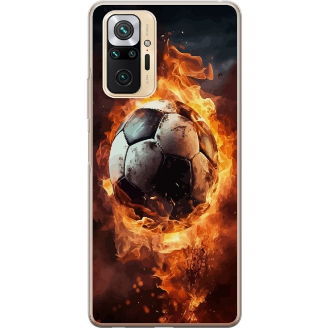 Mobildeksel til Xiaomi Redmi Note 10 Pro med Fotball motiv