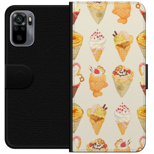 Lommeboketui til Xiaomi Redmi Note 10S med Glassig motiv