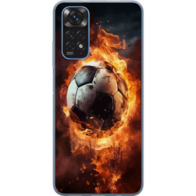 Mobildeksel til Xiaomi Redmi Note 11S med Fotball motiv