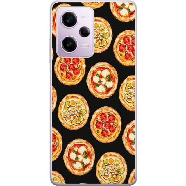 Mobildeksel til Xiaomi Redmi Note 12 Pro med Pizza motiv