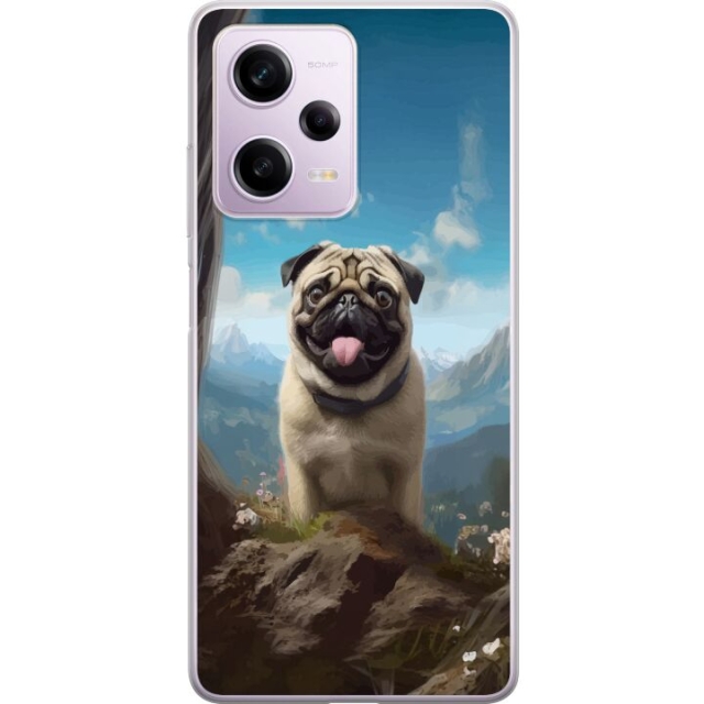 Mobildeksel til Xiaomi Redmi Note 12 Pro med Glad Hund motiv