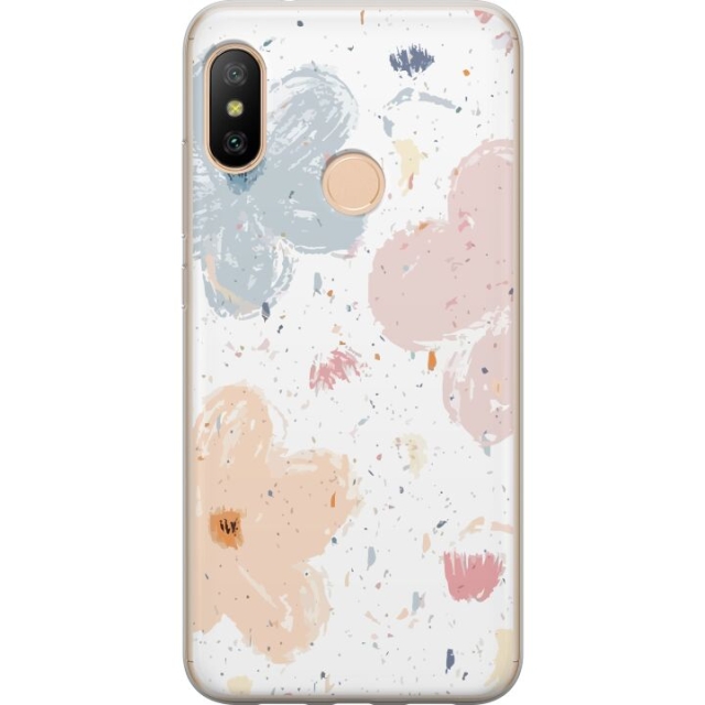 Mobildeksel til Xiaomi Redmi 6 Pro med Blomster motiv