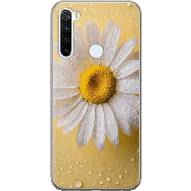 Mobildeksel til Xiaomi Redmi Note 8 med Porselensblomst motiv