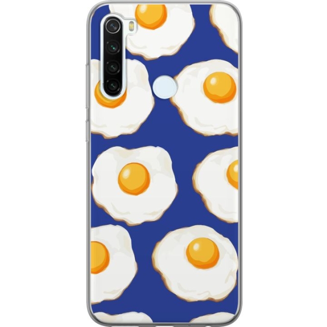 Mobildeksel til Xiaomi Redmi Note 8 med Stekte egg motiv