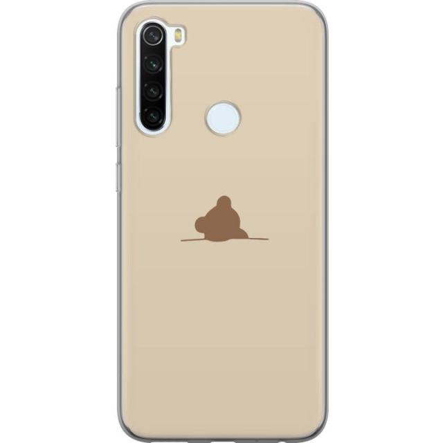 Mobildeksel til Xiaomi Redmi Note 8 med Nalle motiv