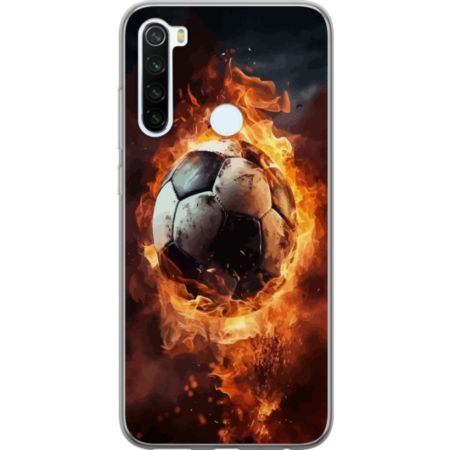 Mobildeksel til Xiaomi Redmi Note 8 med Fotball motiv