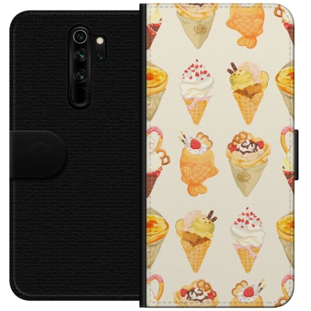 Lommeboketui til Xiaomi Redmi Note 8 Pro  med Glassig motiv