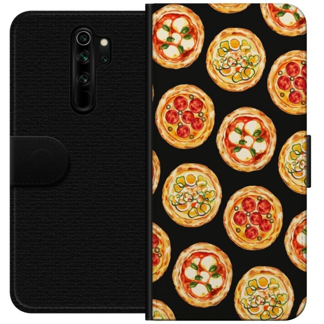 Lommeboketui til Xiaomi Redmi Note 8 Pro  med Pizza motiv