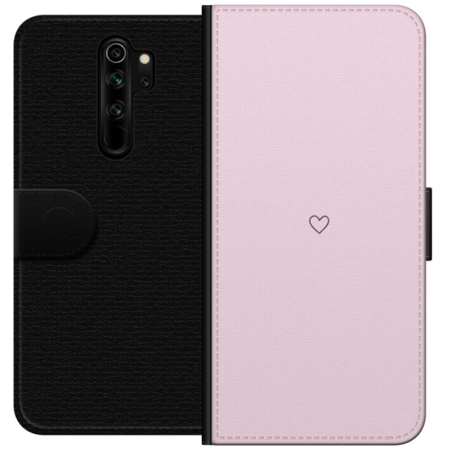 Lommeboketui til Xiaomi Redmi Note 8 Pro  med Hjerte motiv