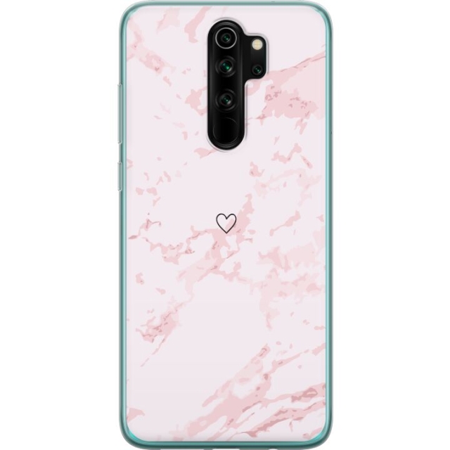 Mobildeksel til Xiaomi Redmi Note 8 Pro  med Rosa Hjerte motiv