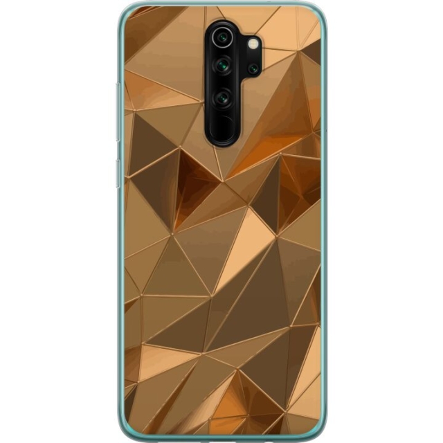 Mobildeksel til Xiaomi Redmi Note 8 Pro  med 3D Gull motiv