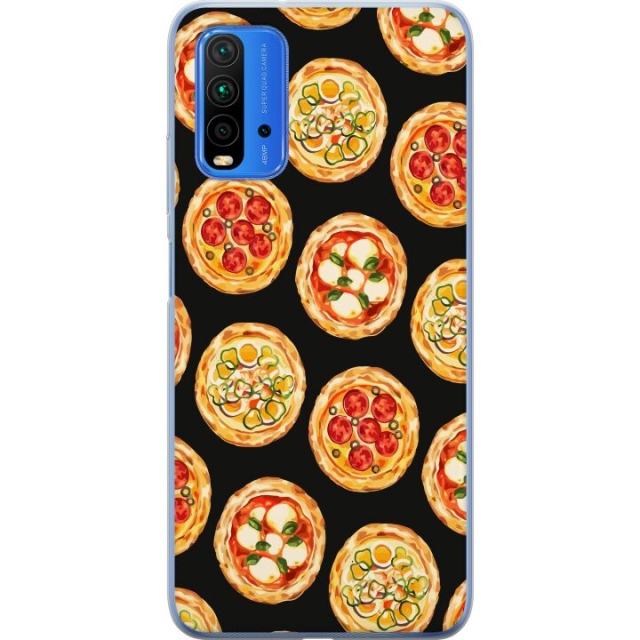 Mobildeksel til Xiaomi Redmi Note 9 4G med Pizza motiv