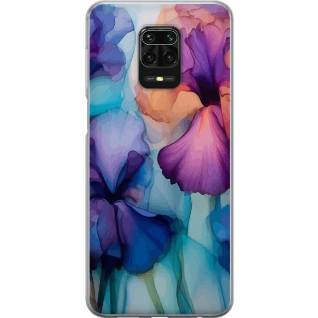 Mobildeksel til Xiaomi Redmi Note 9S med Magiske blomster motiv
