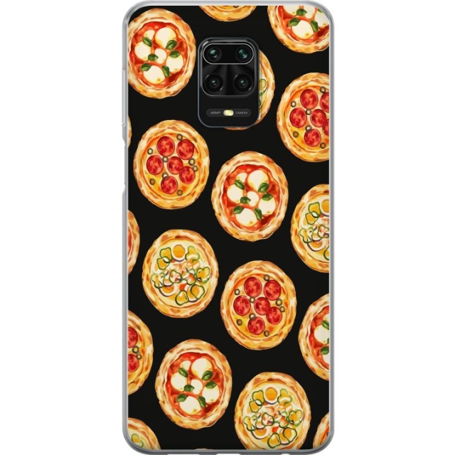 Mobildeksel til Xiaomi Redmi Note 9S med Pizza motiv