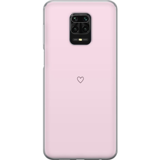 Mobildeksel til Xiaomi Redmi Note 9S med Hjerte motiv