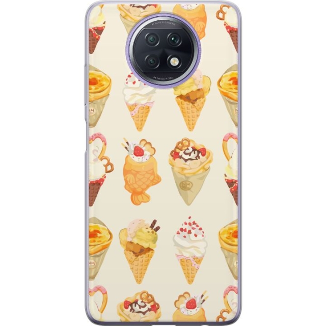 Mobildeksel til Xiaomi Redmi Note 9T med Glassig motiv