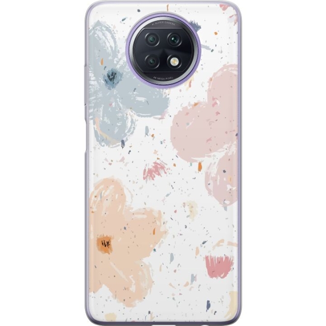 Mobildeksel til Xiaomi Redmi Note 9T med Blomster motiv
