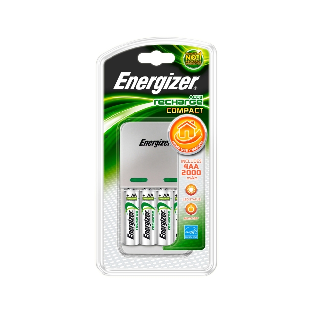 ENERGIZER lader Compact 2000 inkl 4st AA LR6 2000mAh