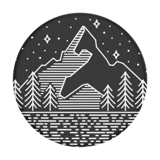 PopSockets Peak Relief Avtagbar Grip med Stativfunksjon