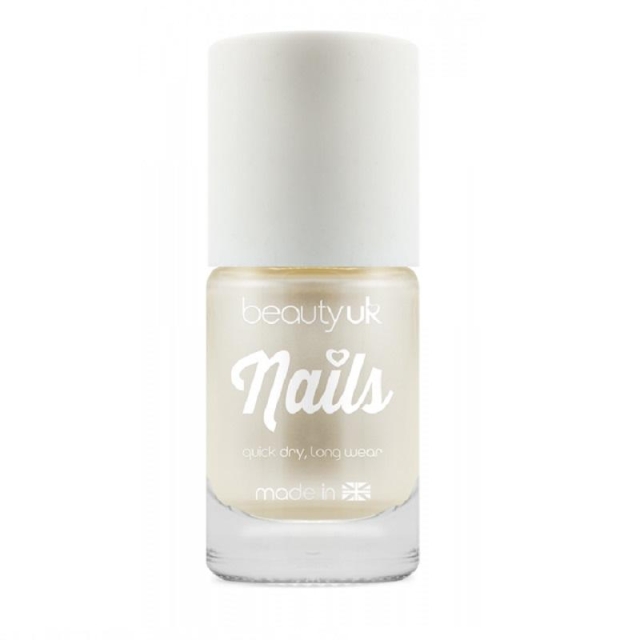 BeautyUK Beauty UK Candy Pearl neglelakk - Hvit