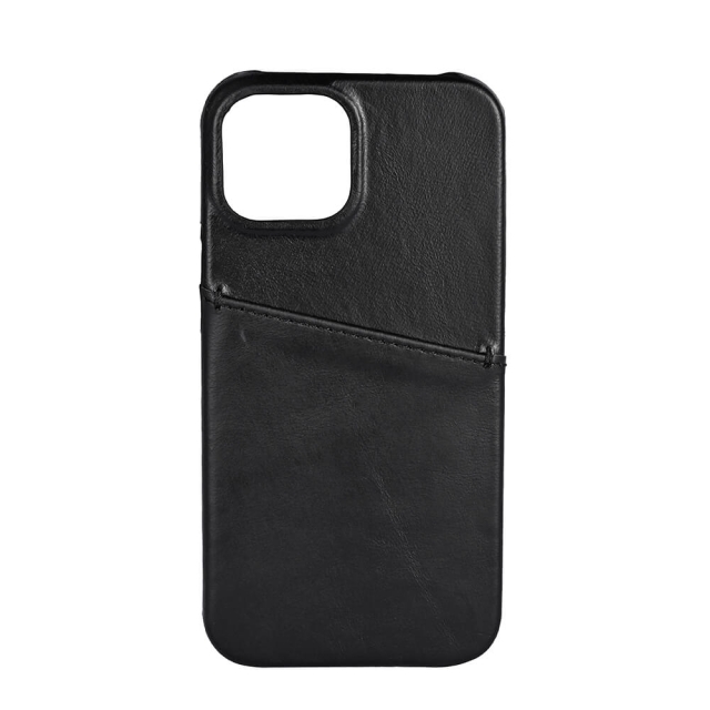 Buffalo Mobildeksel Lær Svart - iPhone 13 Mini