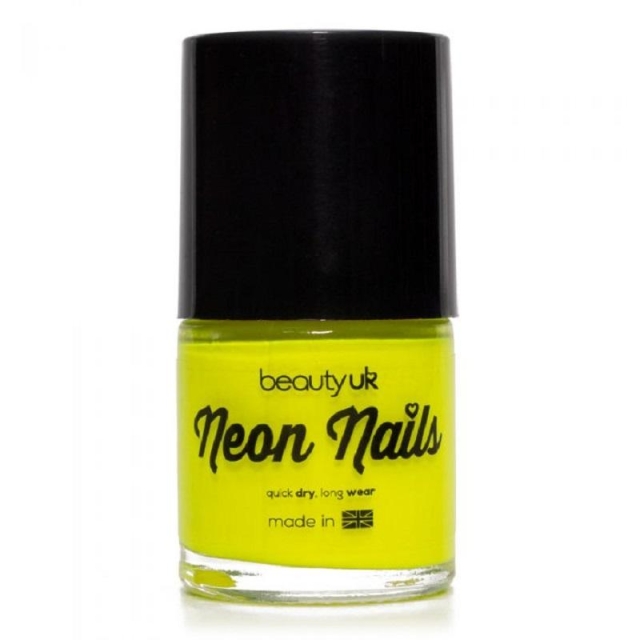BeautyUK Beauty UK Neon neglelakk - Gul