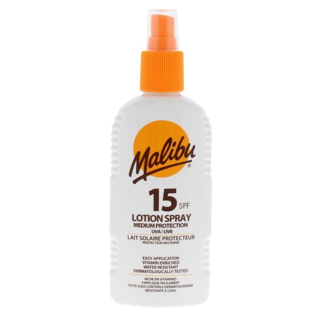 Malibu Lotion Spray SPF15 200 ml