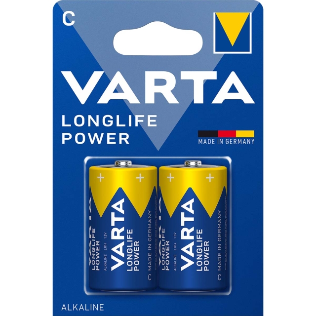 Alkalisk batteri C | 1.5 V DC | 2-Pakke