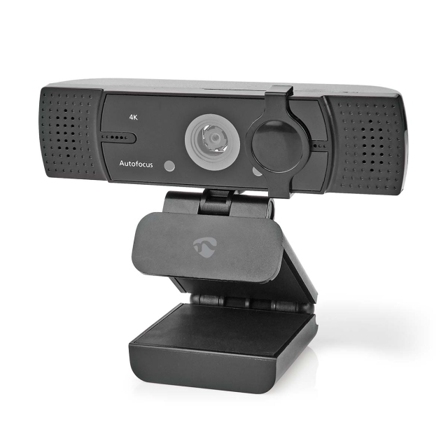 Nedis Webkamera | Full HD@60fps / 4K@30fps | Autofokus | Built-In Microphone | Sort