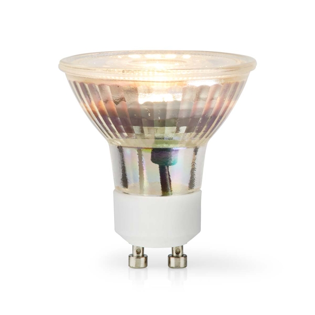 Nedis LED pære GU10 | Spot | 4.5 W | 345 lm | 2700 K | Dimbar | Varm Hvit | Retro Style | 1 stk