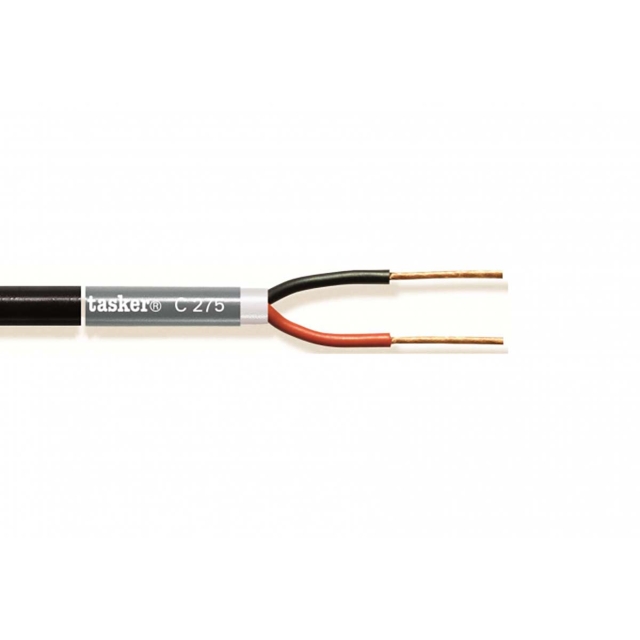 Tasker Speaker Kabel på Snelle 2x 1.50 mm² 100 m Svart