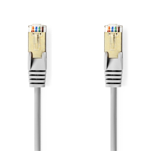 Nedis CAT5e nettverkskabel | SF/UTP | RJ45 Han | RJ45 Han | 30.0 m | Rund | PVC | Grå | Konvolutt