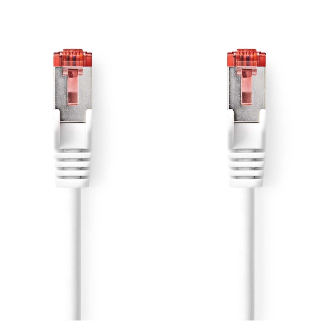 Nedis CAT6 Nettverkskabel | RJ45 Han | RJ45 Han | S/FTP | 1.00 m | Rund | LSZH | Hvit | Konvolutt