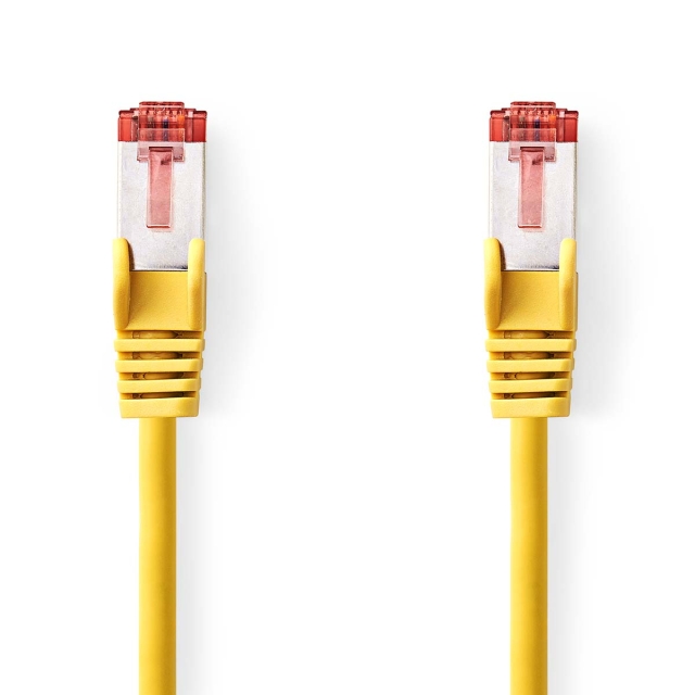 Nedis CAT6 Nettverkskabel | RJ45 Han | RJ45 Han | S/FTP | 3.00 m | Rund | LSZH | Gul | Konvolutt