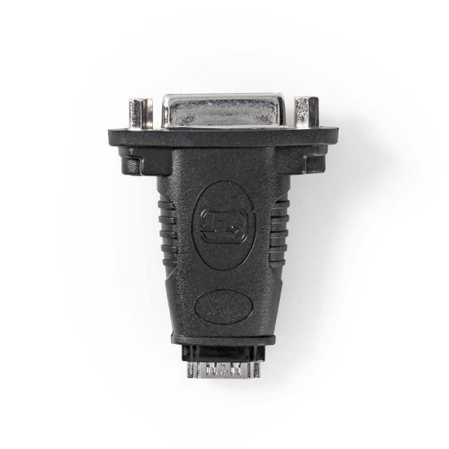Nedis HDMI™ Adapter | HDMI ™ -inngang | DVI-D 24+1-Pins Hun | Nikkel belagt | Rett | ABS | Sort | 1 stk. | Boks