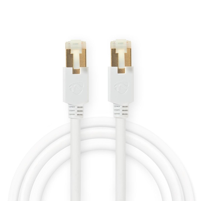 Nedis CAT6 Nettverkskabel | RJ45 Han | RJ45 Han | F/UTP | 10.0 m | Rund | LSZH / PVC | Hvit | Vindus boks